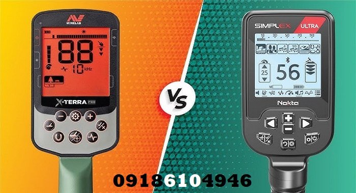 تفاوت فلزیاب X-TERRA PRO با SIMPLEX