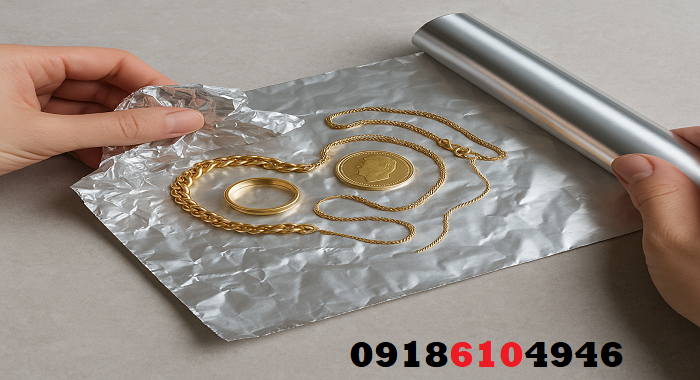 آیا فویل آلومینیوم طلا را از دید فلزیاب پنهان می‌کند؟
