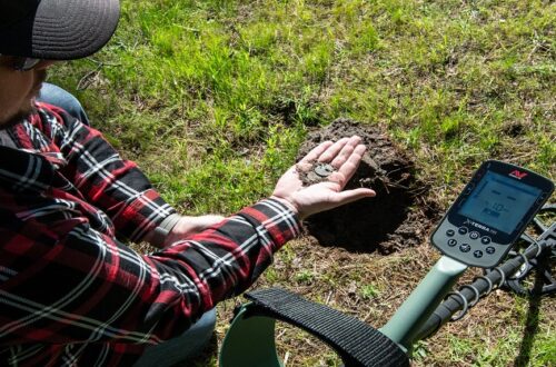 فلزیاب برای کشف سکههای قدیمی