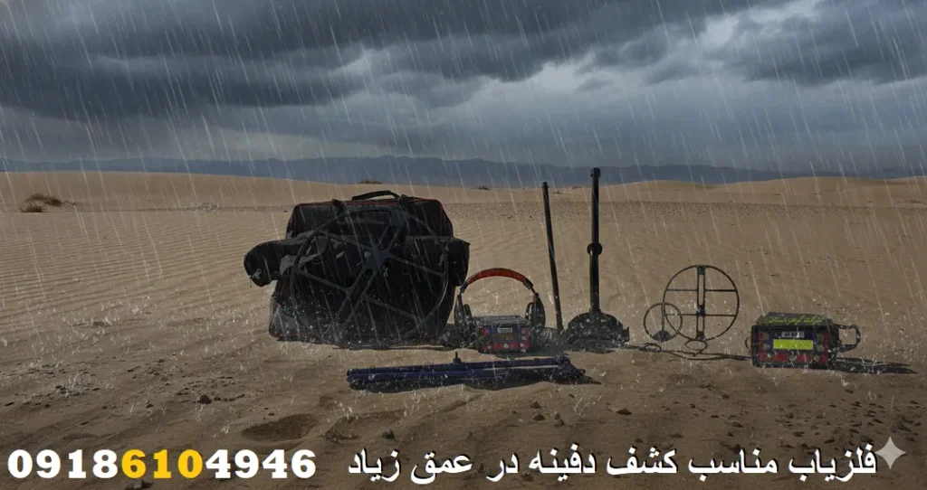 فلزیاب مناسب کشف دفینه در عمق زیاد