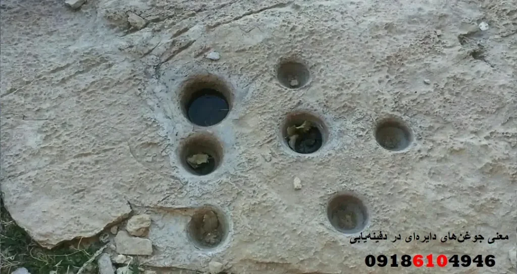 معنی جوغنهای دایرهای در دفینهیابی