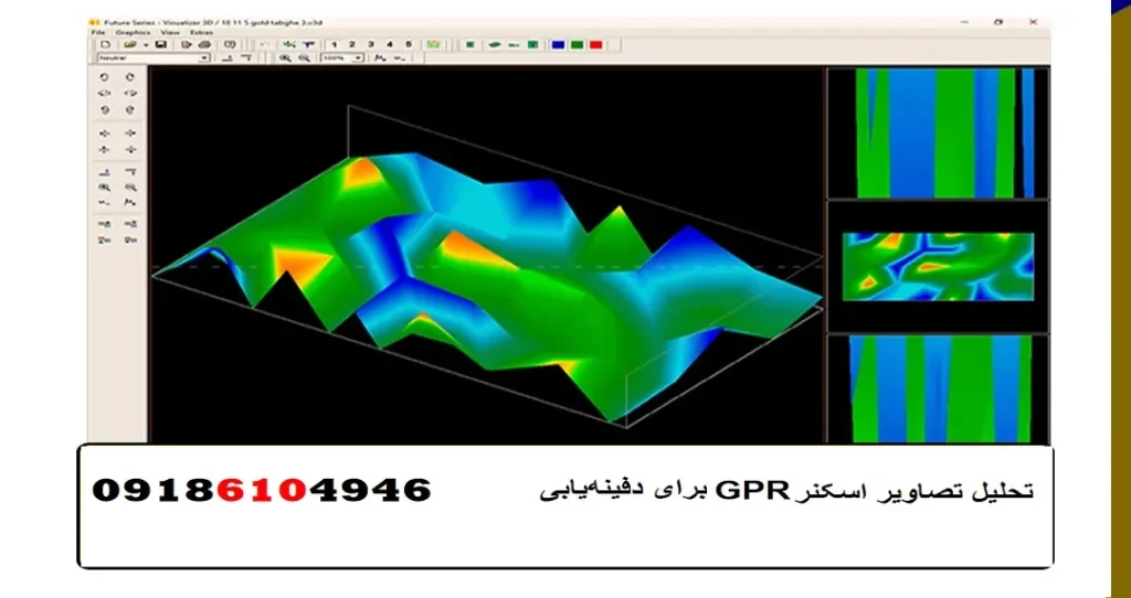 تحلیل تصاویر اسکنر GPR برای دفینهیابی