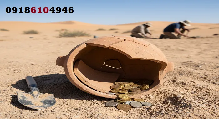 علامت کوزه وارونه در گنج یابی