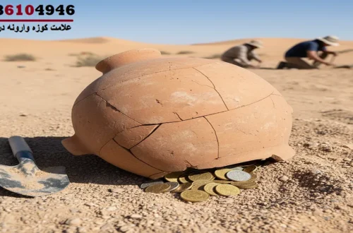 علامت کوزه وارونه در گنج یابی