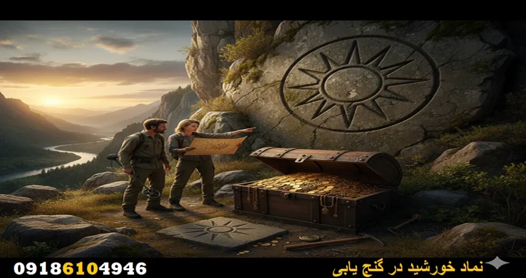 نماد خورشید در گنج یابی