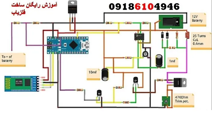 آموزش رایگان ساخت فلزیاب
