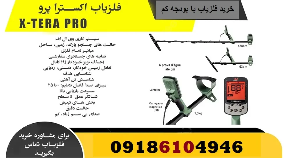 خرید فلزیاب با بودجه کم