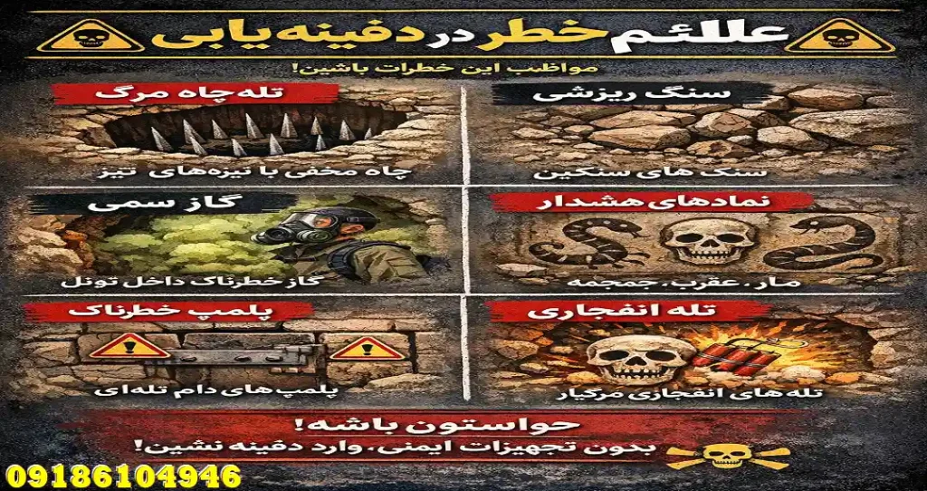 علائم خطر در گنج یابی و دفینه یابی