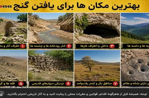 بهترین مکان برای یافتن گنج