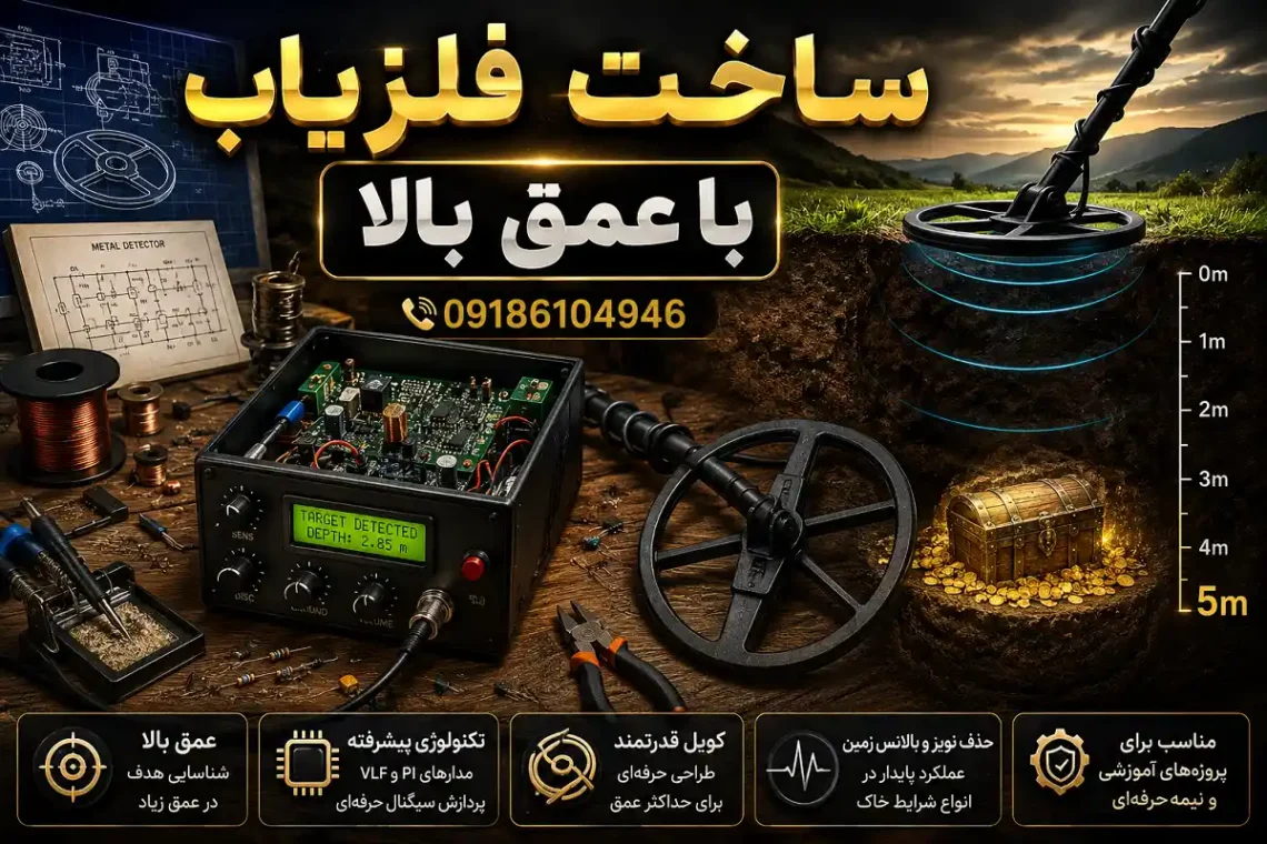 ساخت فلزیاب با عمق بالا