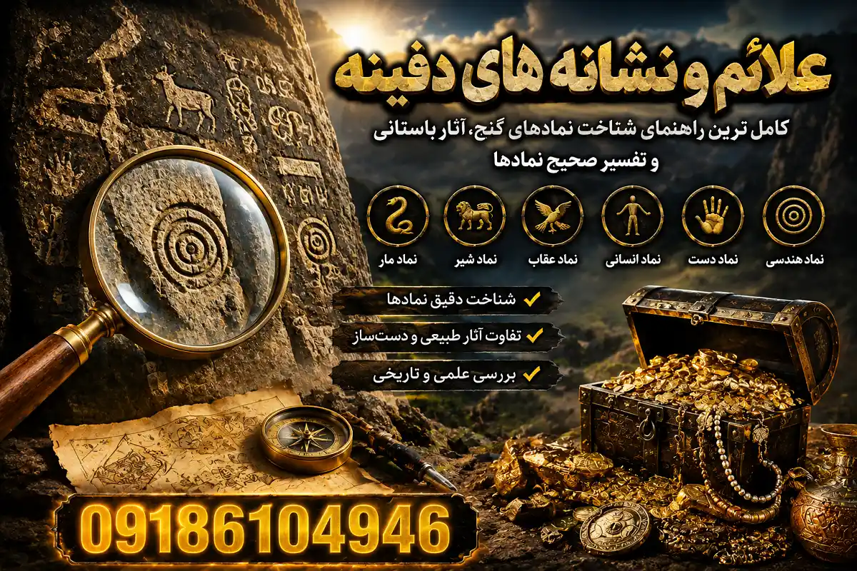 علائم و نشانه های دفینه