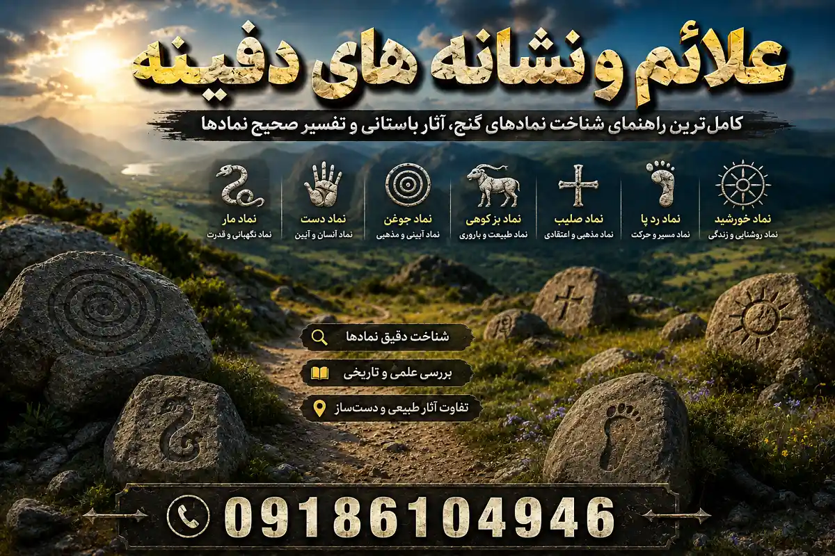 علائم و نشانه های دفینه