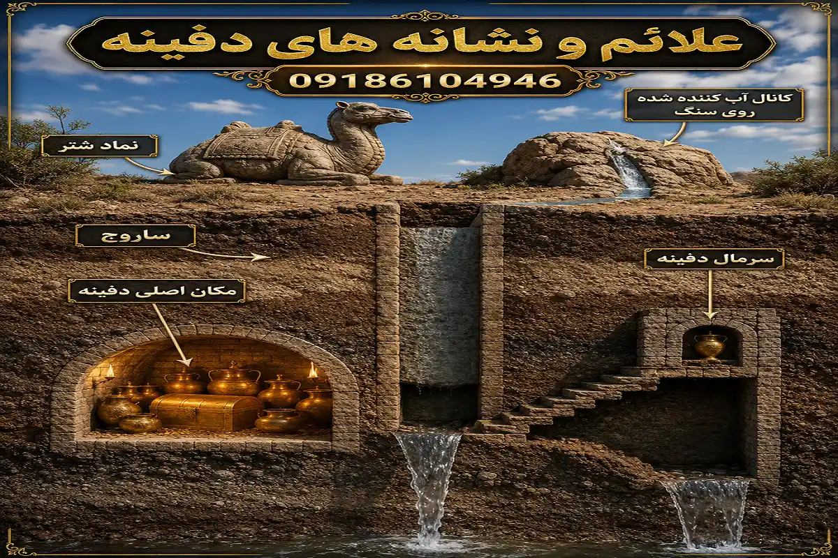 علائم و نشانه های دفینه