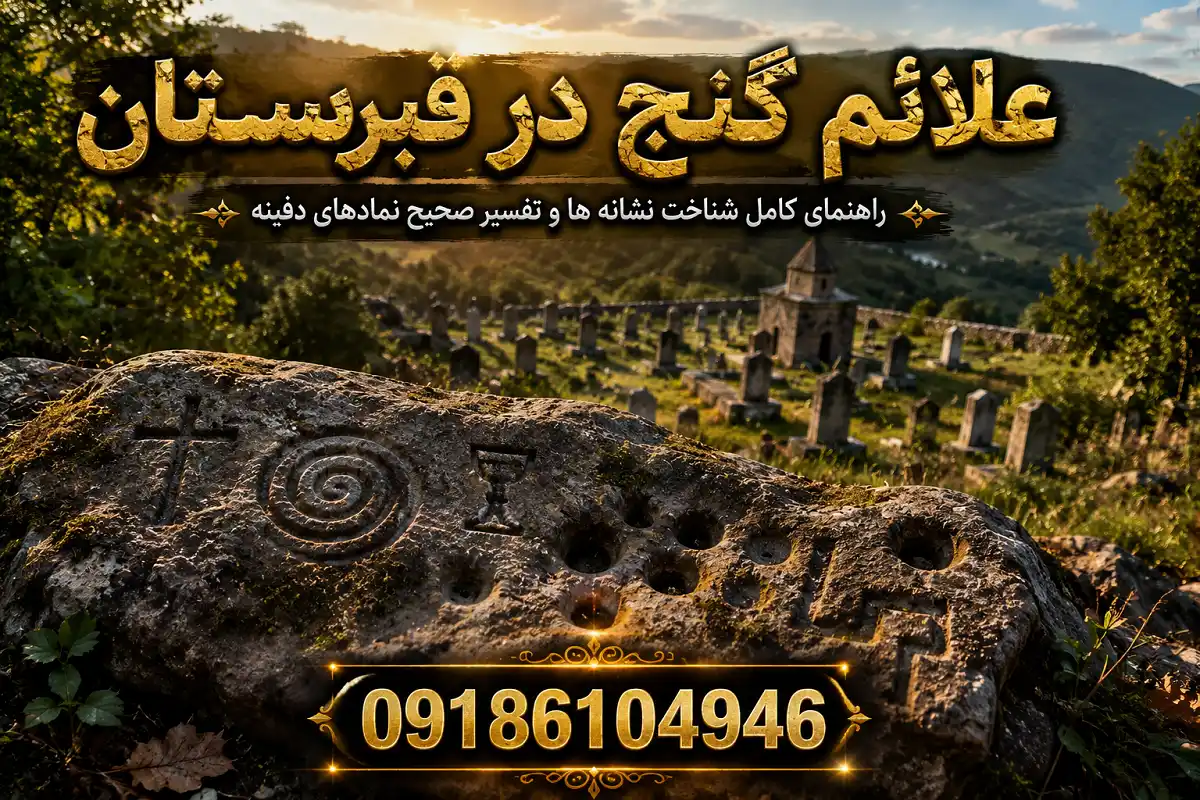 علائم گنج در قبرستان