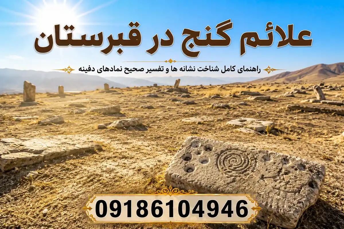علائم گنج در قبرستان
