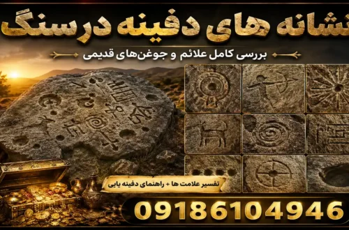 نشانه های دفینه در سنگ