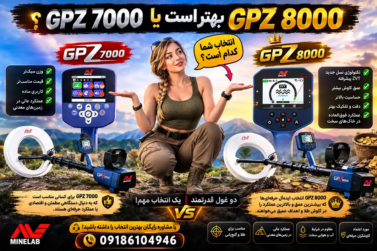 فلزیاب GPZ 8000 ماینلب