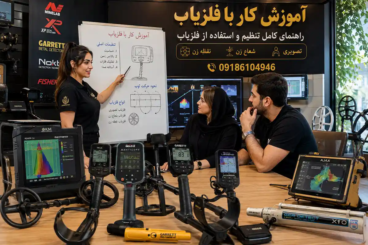 آموزش کار با فلزیاب