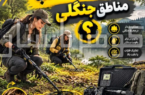فلزیاب مناسب مناطق جنگلی؛ راهنمای انتخاب بهترین دستگاه برای کاوش در جنگل